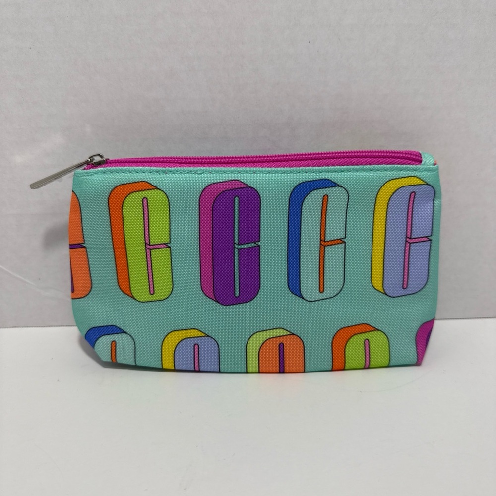 Colorful Clinique Zippered Pouch